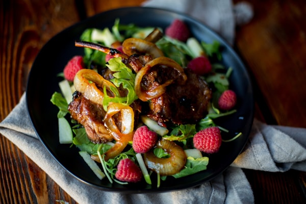 Grilled lamb